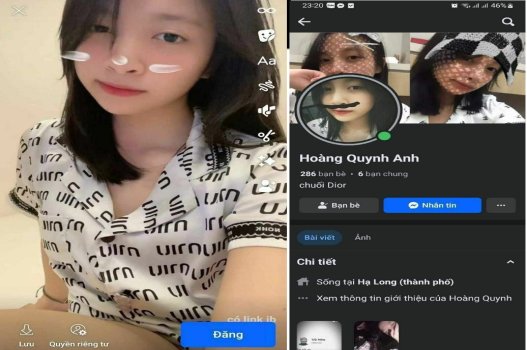 Hoàng Quỳnh Anh xnhau phát tán với người yêu